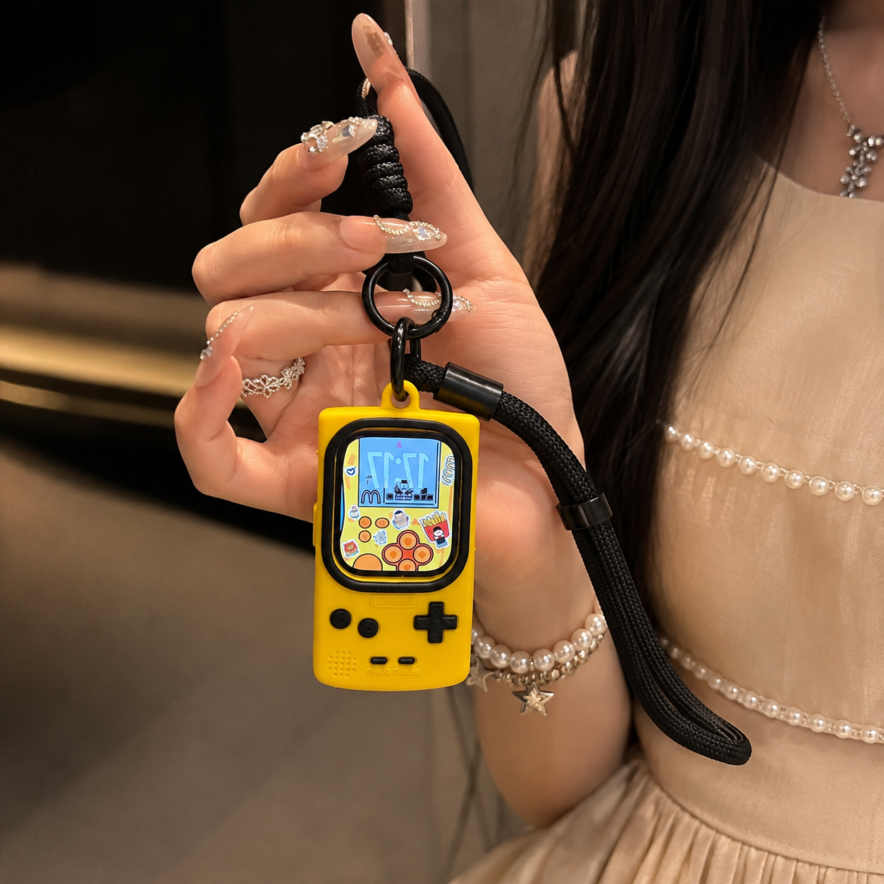 G-OUSSVE Retro Game Console Apple Watch Case with Lanyard