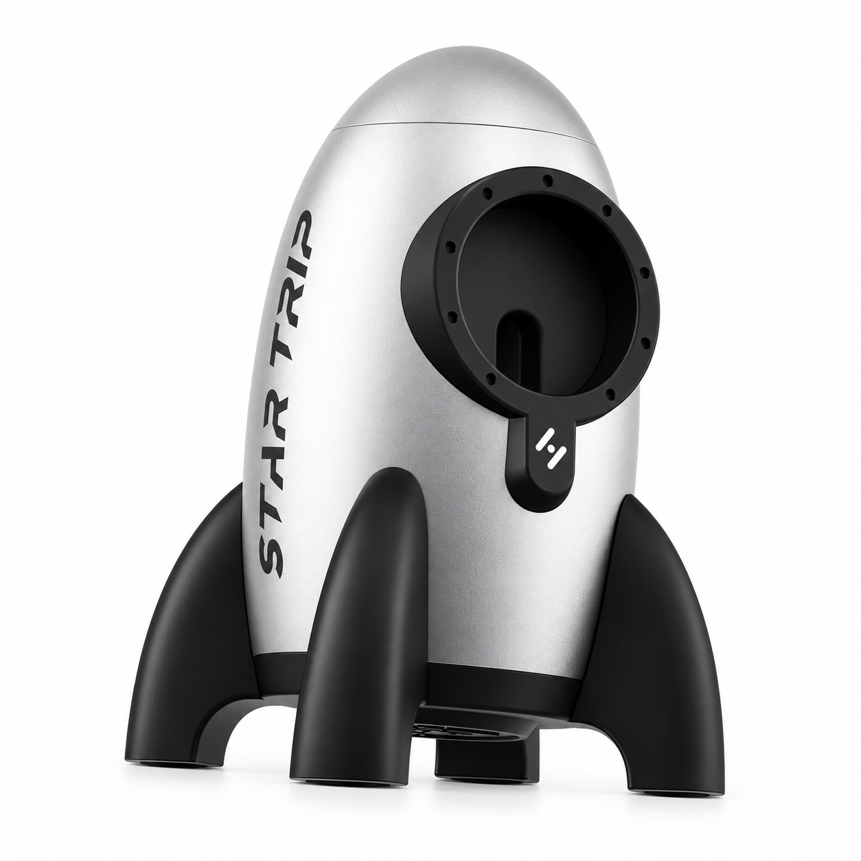G-OUSSVE Rocket-Shaped Apple Watch Charging Stand with Cable Storage, Aluminum Alloy Desktop Dock