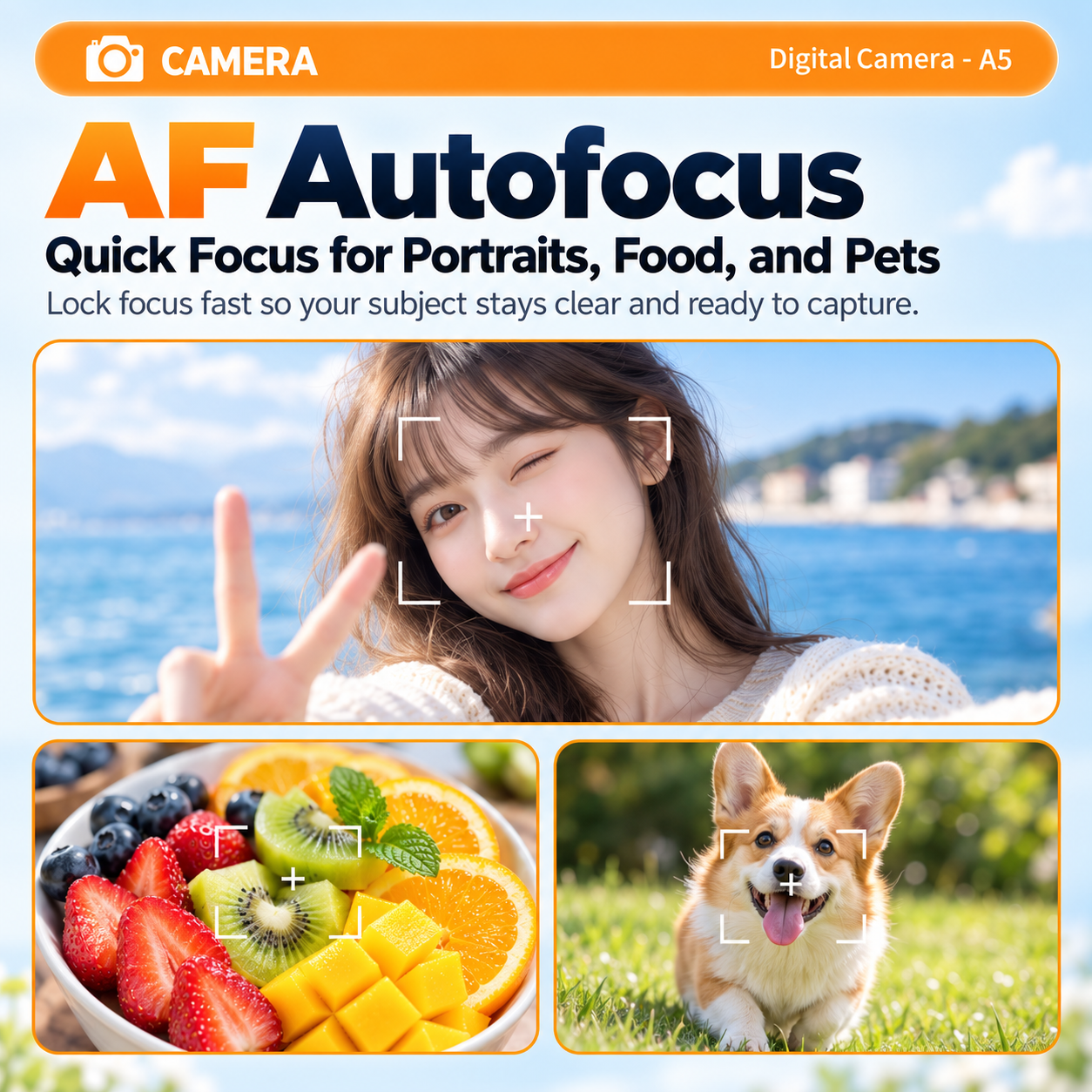 G-OUSSVE 64MP Flip Screen Digital Camera with 512GB Memory Card, 4K Video, Autofocus & Beauty Filters