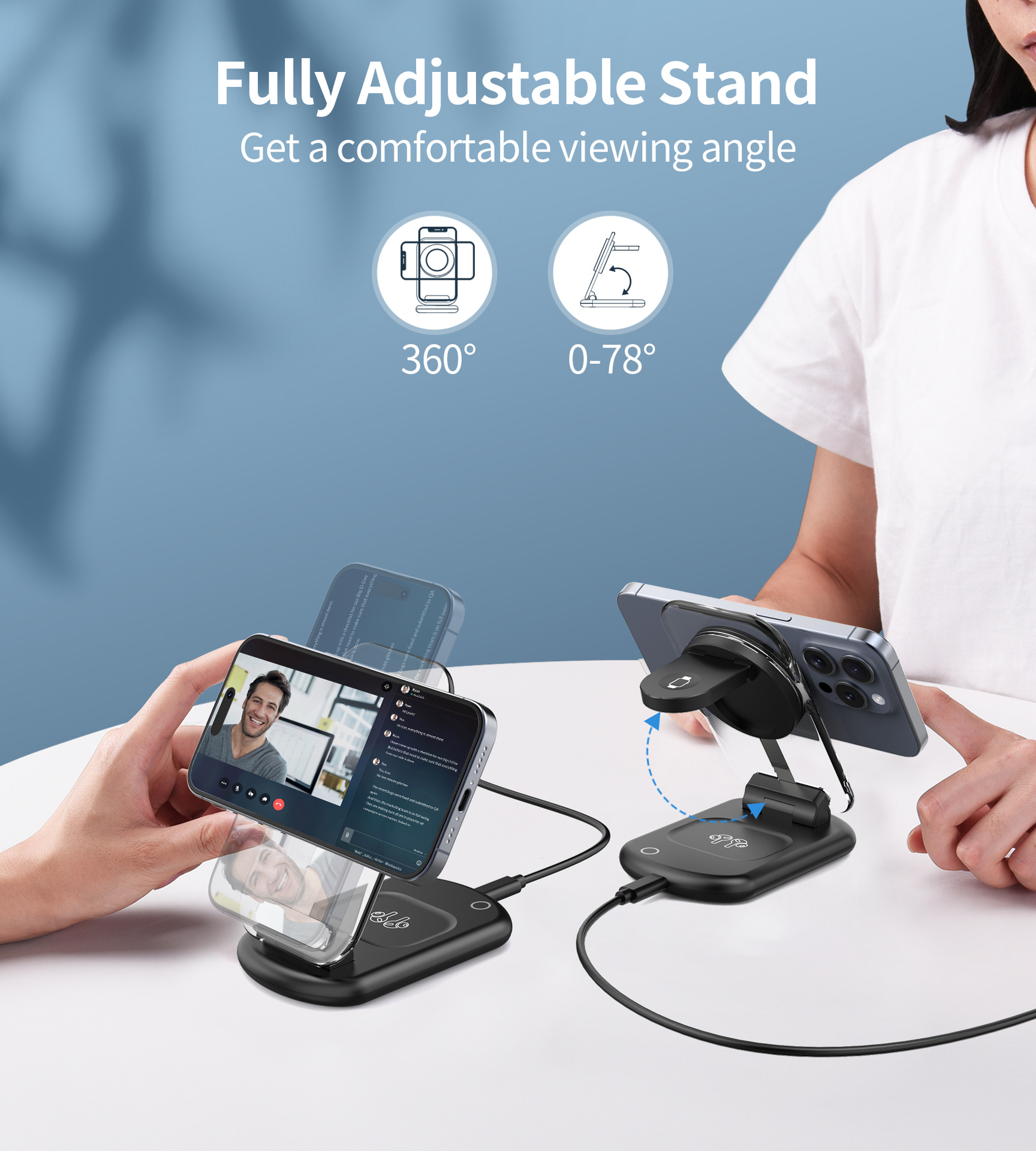 G-OUSSVE | 3-in-1 Magnetic Wireless Charger