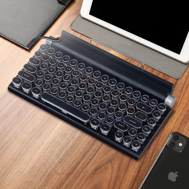 GOUSSVE｜Mechanical Keyboard Retro Typewriter Steampunk Wireless Bluet