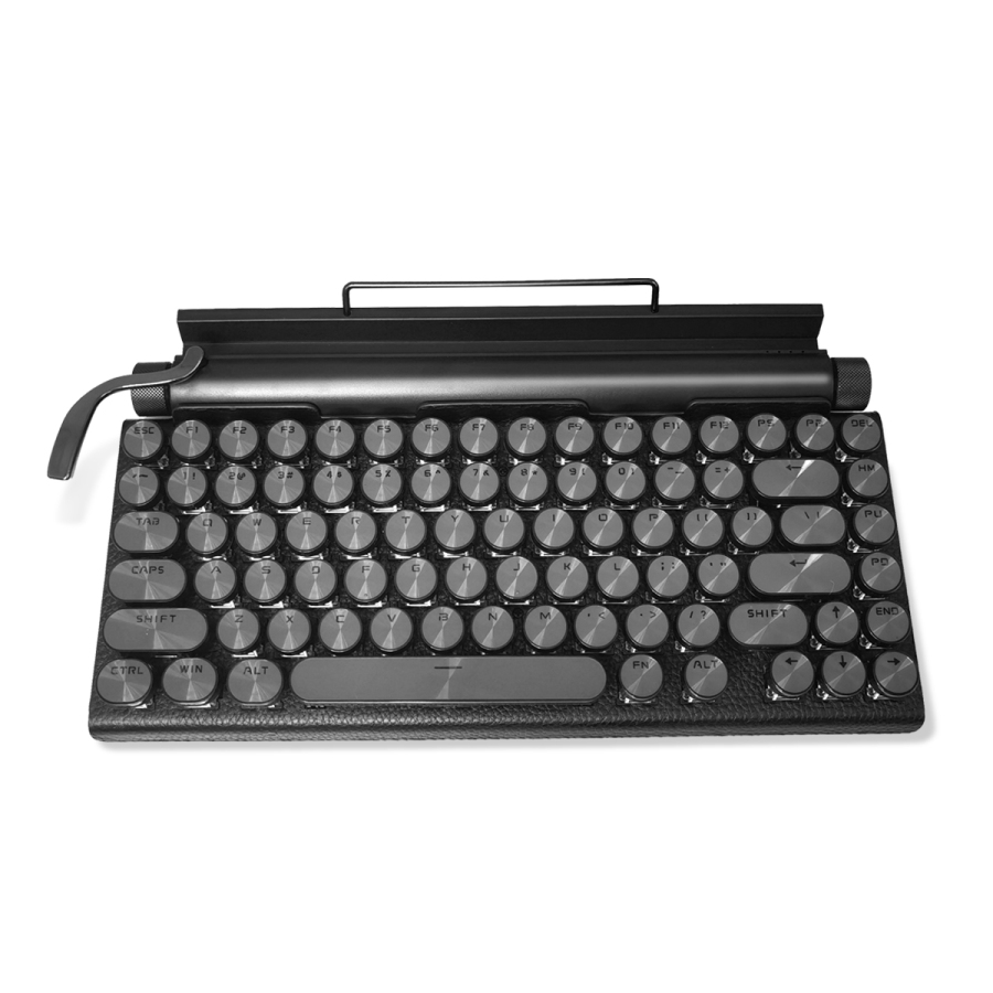 G-oussve｜mechanical Keyboard Retro Typewriter Steampunk Wireless Bluet