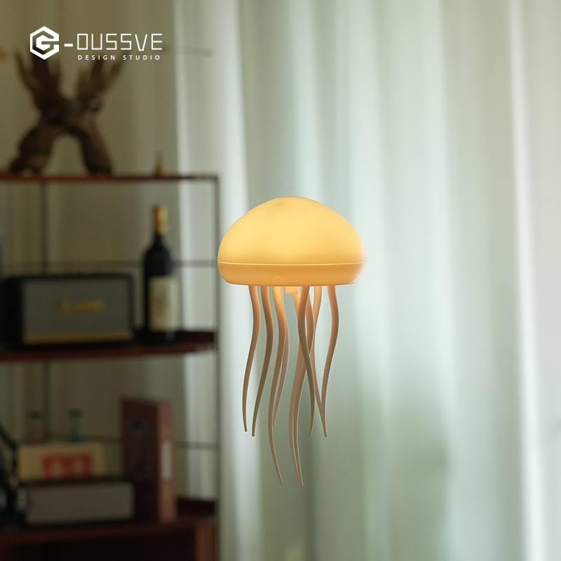 G-OUSSVE｜The newest Hot-Selling Seven-Color Jellyfish Lamp with Eco-Friendly Design and Easy Control，Ambient Light and The Perfect Home Decoration 