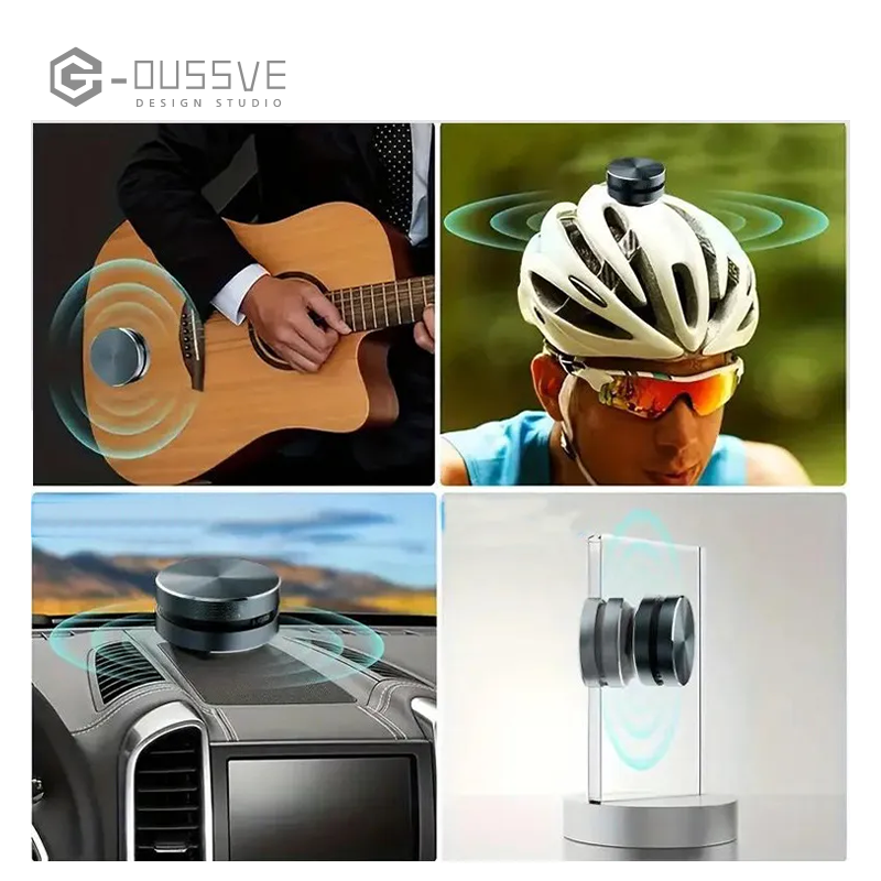 G-OUSSVE | Bone Conduction Speaker - Portable Magnetic Bluetooth Speaker, Wireless Bluetooth Mini Speakers 