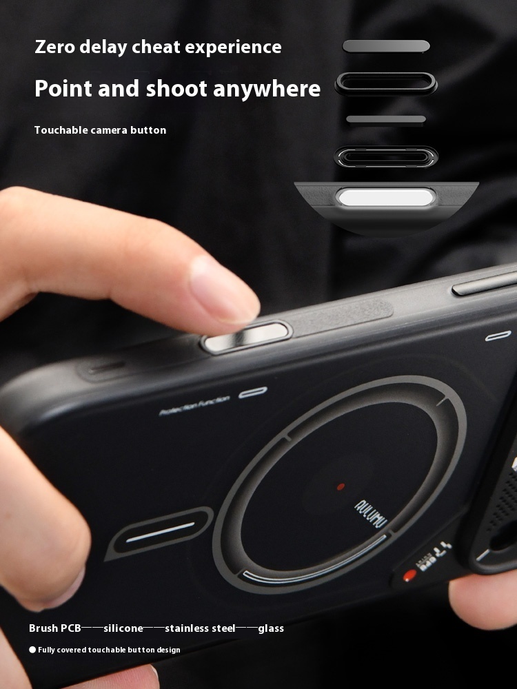 Compatible with Apple iPhone 17 Pro Max Phone Case, High Energy Mist Phone Case Night Glow Semi-Transparent Matte Camera Button Full Protection Anti-Drop Magnetic Phone Case MagSafe Protective Case Cover