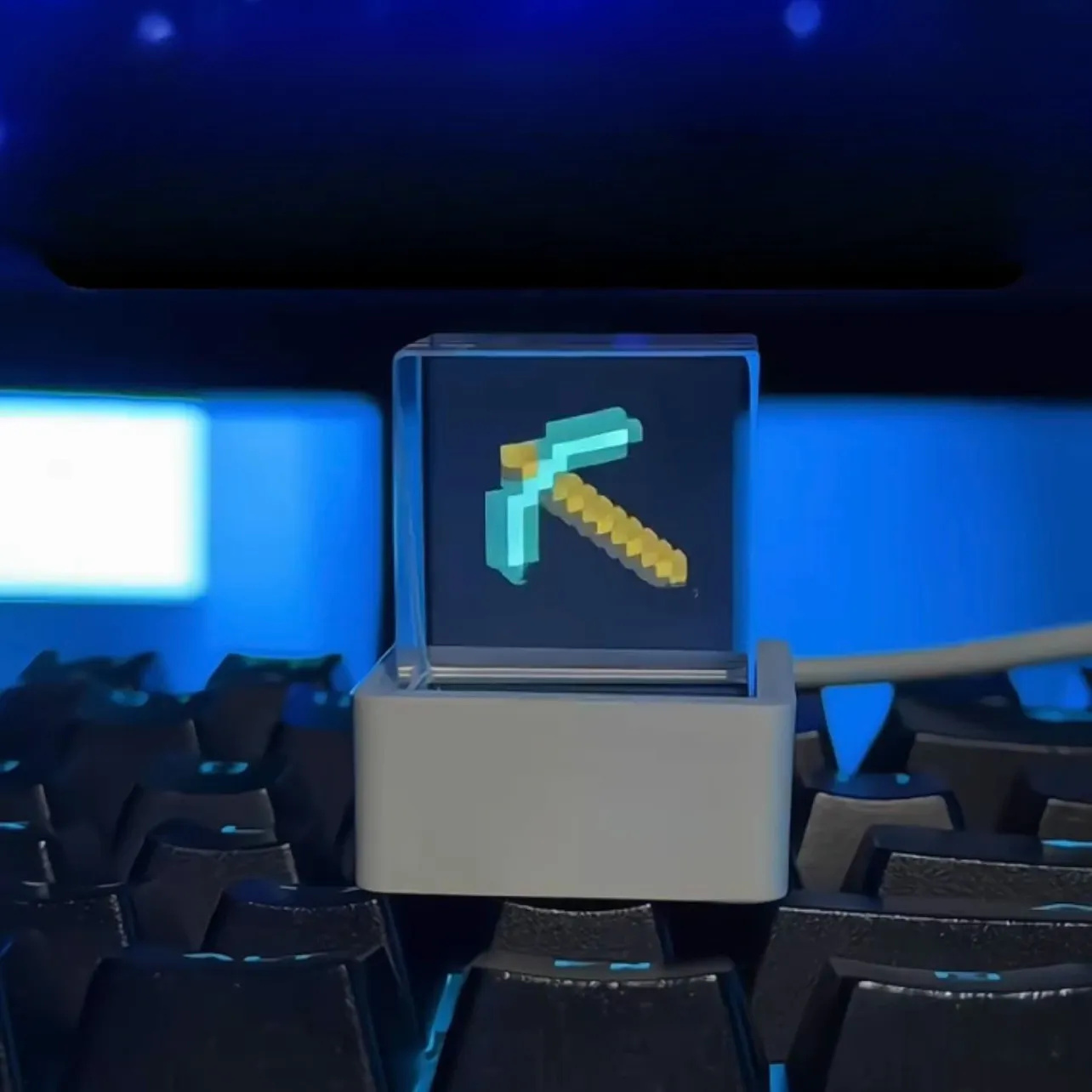 Mini transparente WiFi Wetteruhr kreative Geschenke Studenten Desktop Widget Display