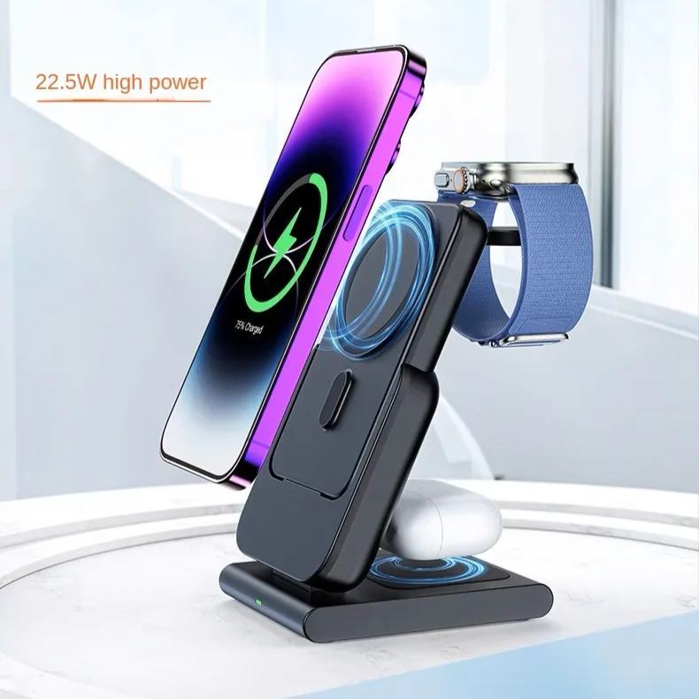  G-OUSSVE｜3-in-1 wireless charger Magnetic vertical wireless charging stand-BGOODSHOP