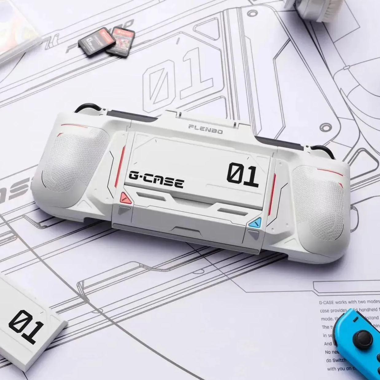 Power Bank controller Plenbo G-Case Switch OLED multi-function Mecha wind accessory Nintendo NS 