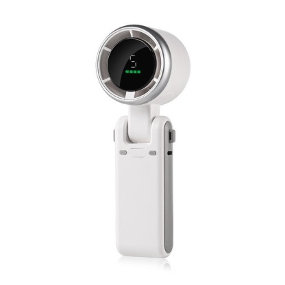 G-OUSSVE｜Global Pick USB-C Charging Portable Handheld High Speed Fan, Versatile 5-speed Airflow Wind Speed Fan, Foldable & Hanging Neck Fan Suitable for Family, Travel, and School, Boyfriend Gift, Best Friend Gifts, Camping Essentials
