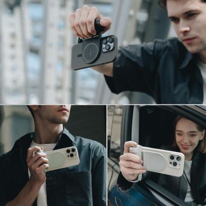 G-OUSSVE｜MagCam Phone Grip Kit, 3-in-1 Mobile Phone Grip with MagSafe Wireless Charging/Detachable Bluetooth Remote, Built in Powerbank, Phone Stand