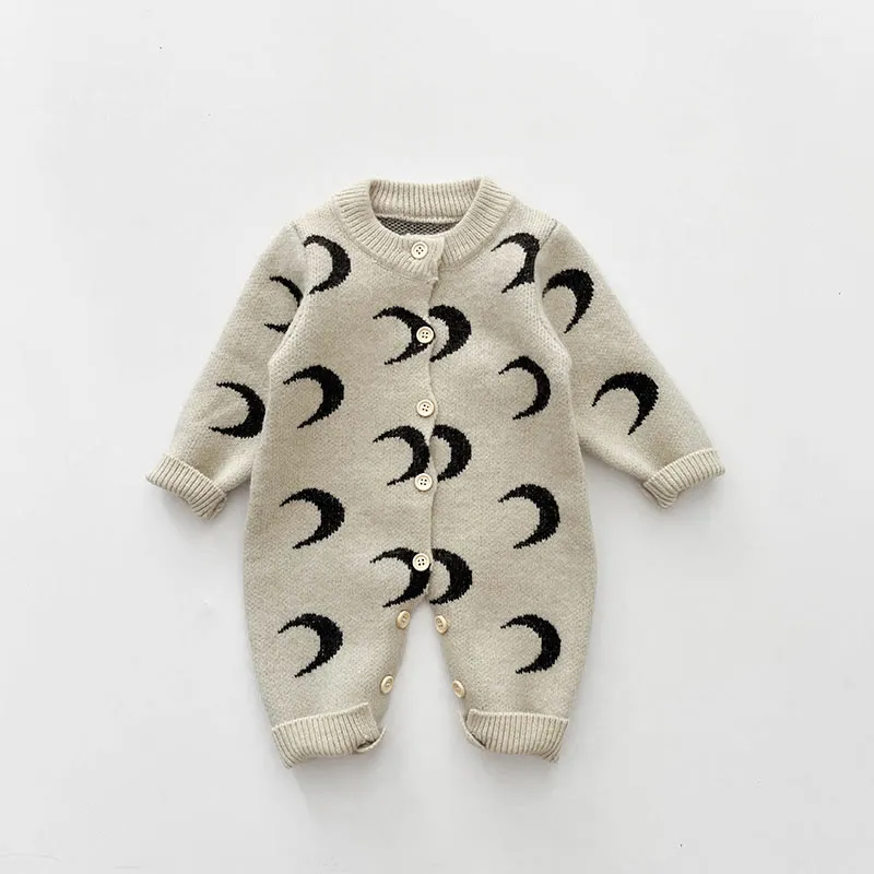 Baby Moon Knit  Jumpsuit