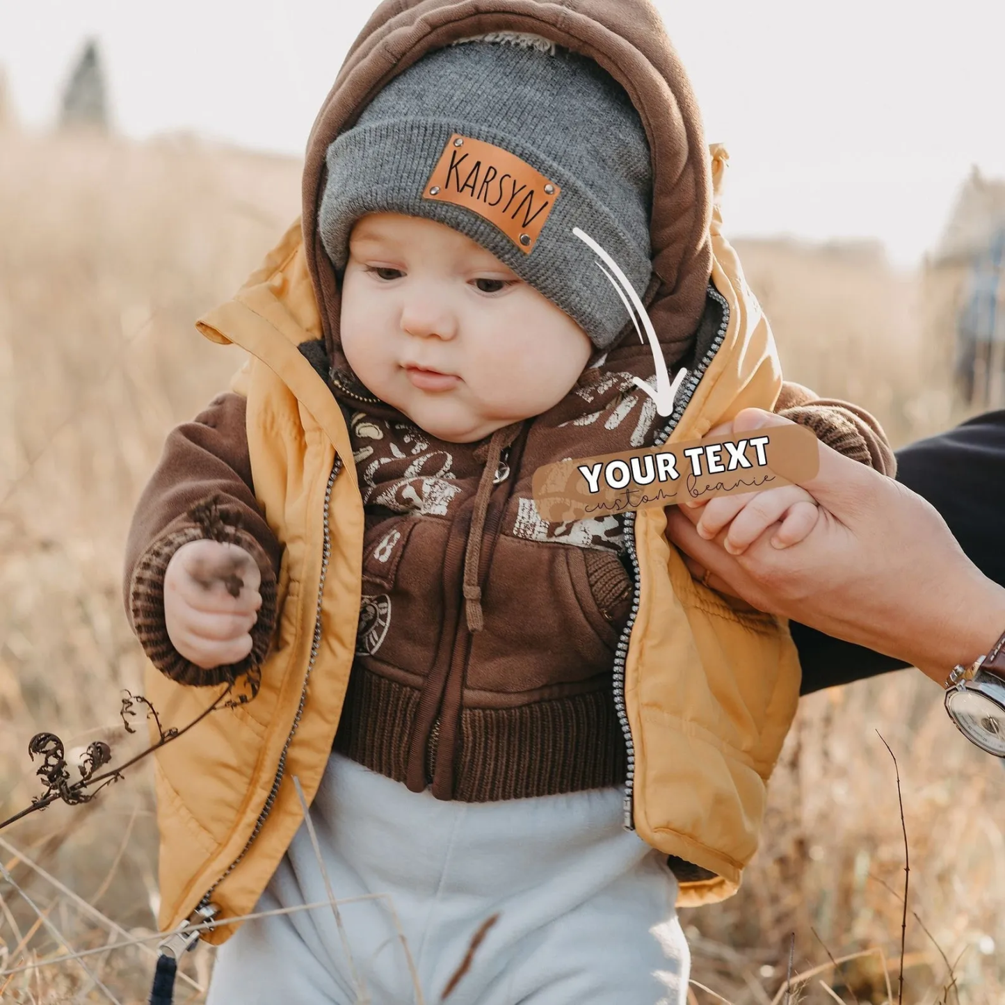 Baby Custom Name Beanie