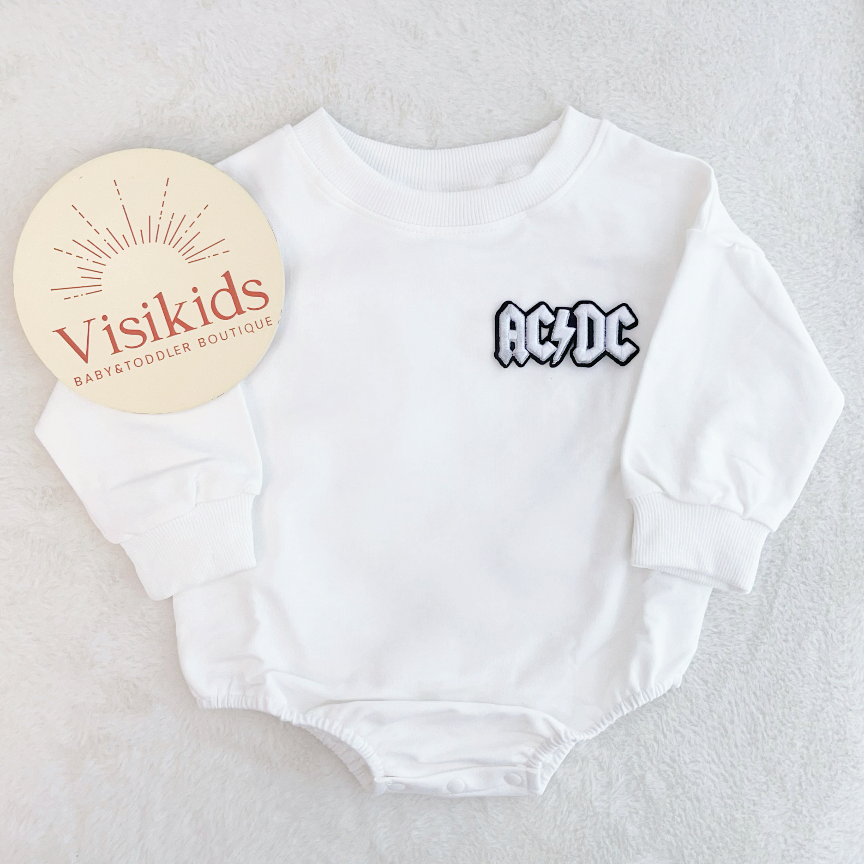 Baby ACDC Bubble Romper