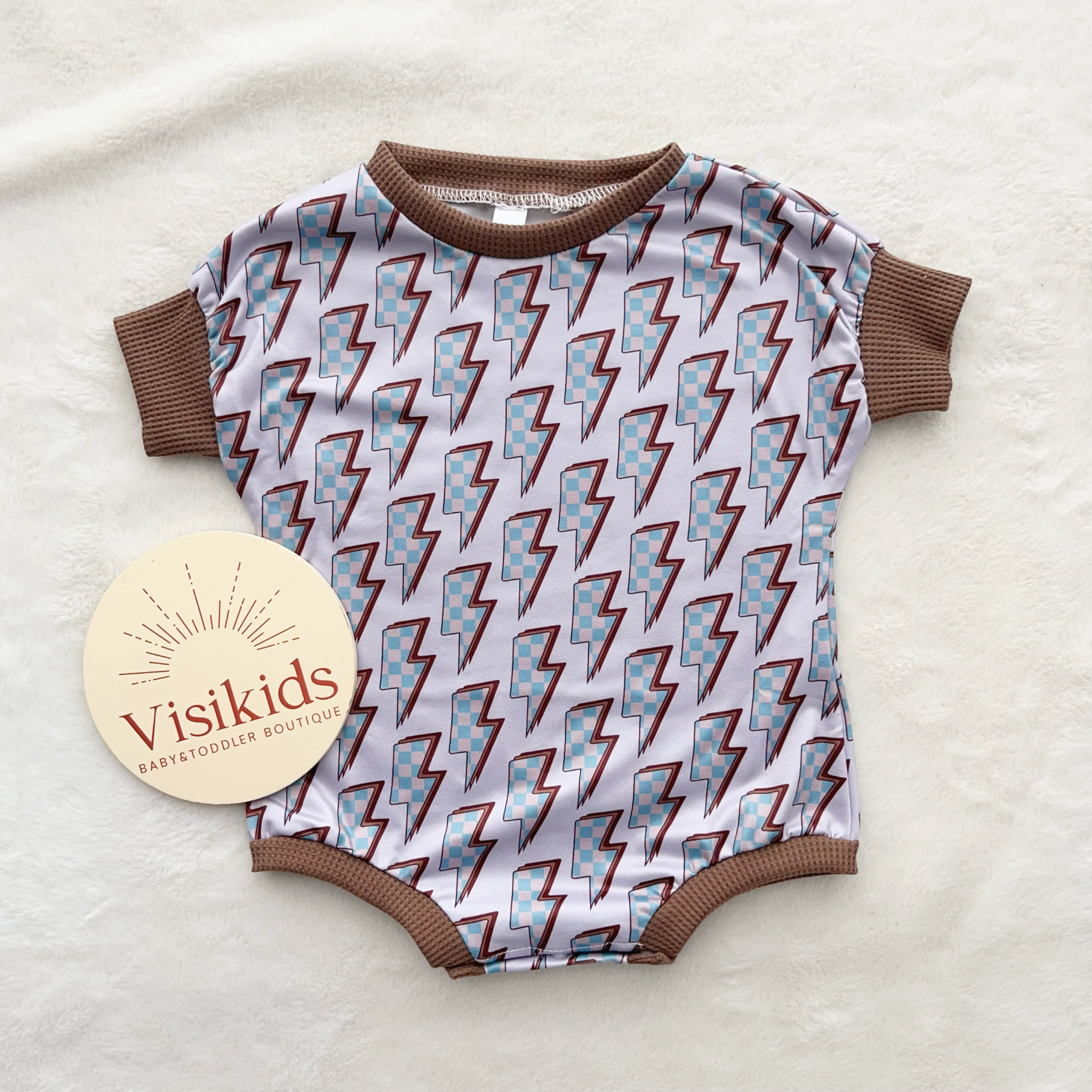 Baby Lightning Bolt Romper-visikids