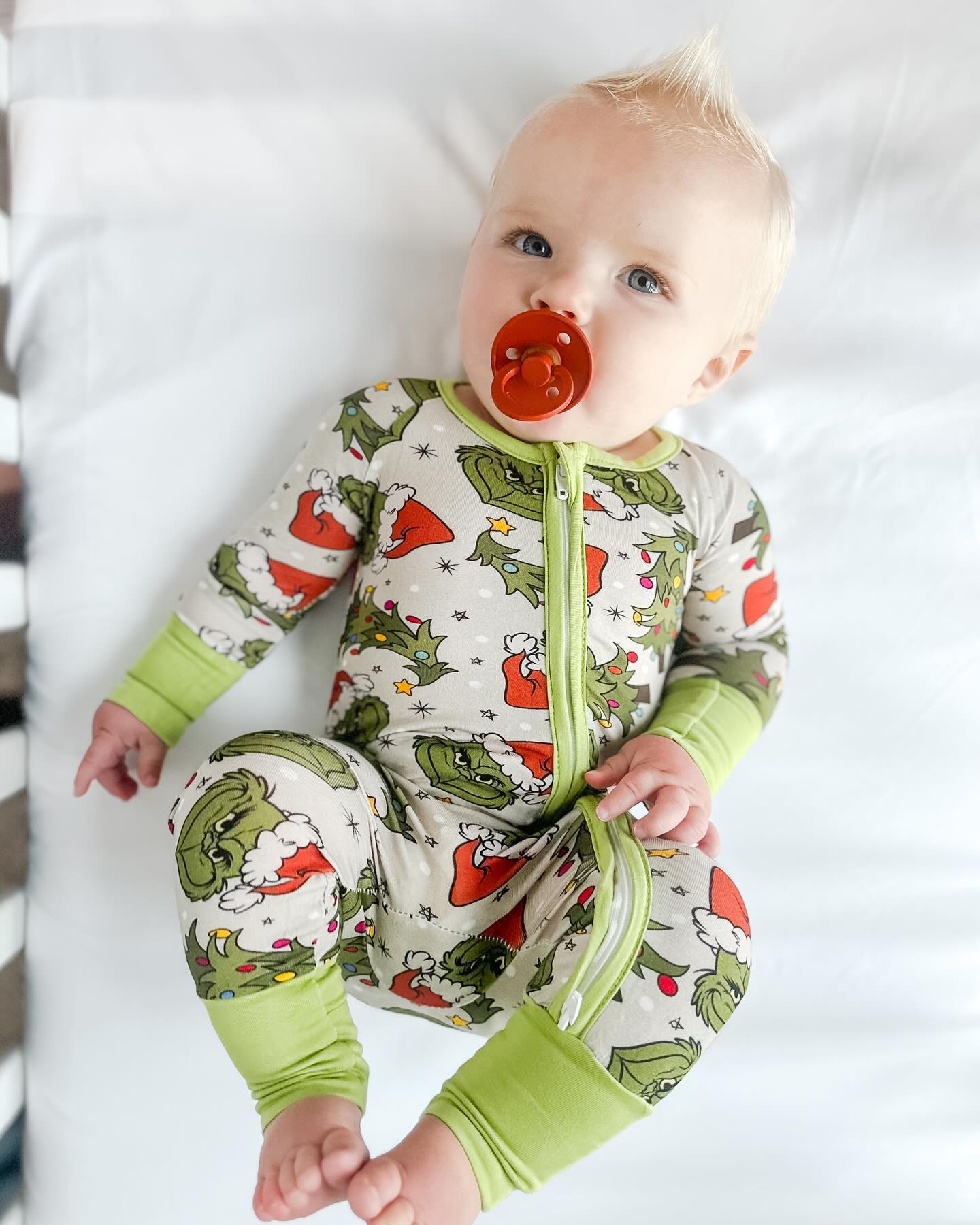 Baby Christmas Bamboo Jumpsuit