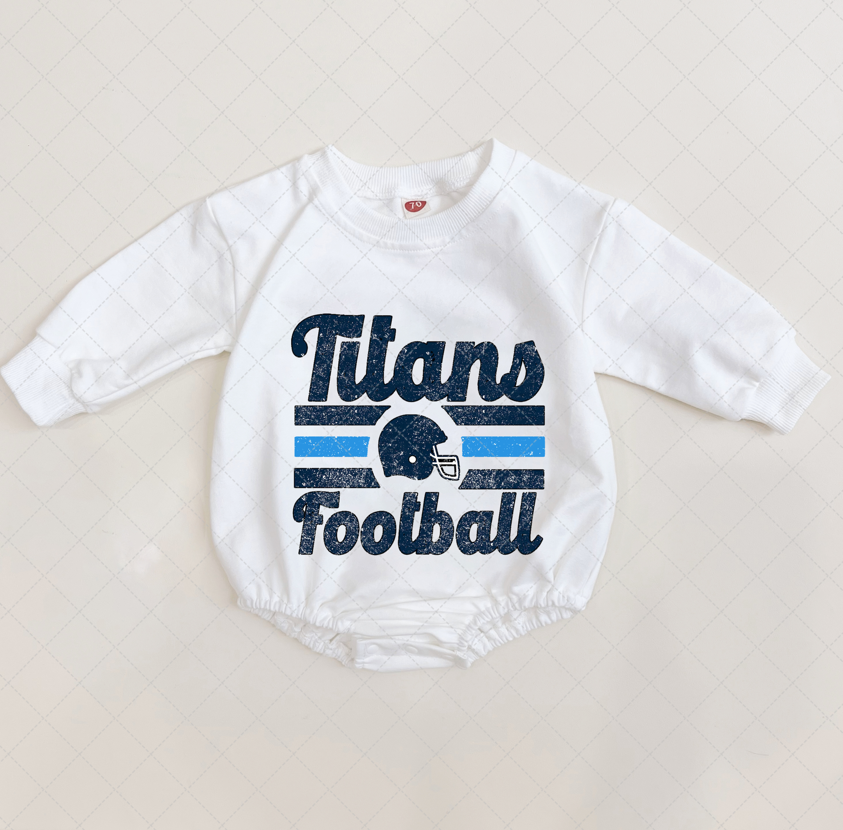 Baby Titans Football Romper