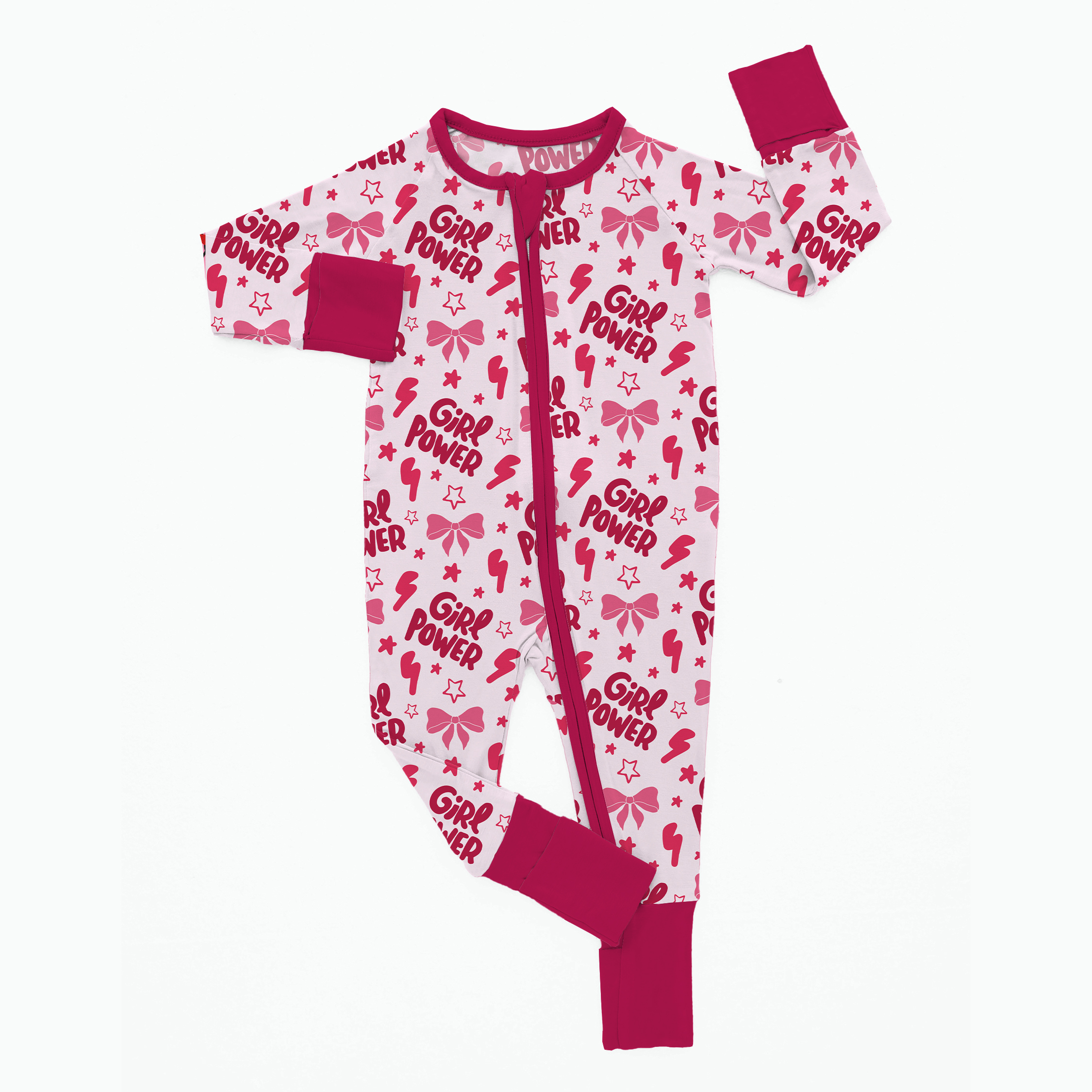Newborn Girl Power Bamboo Sleeper