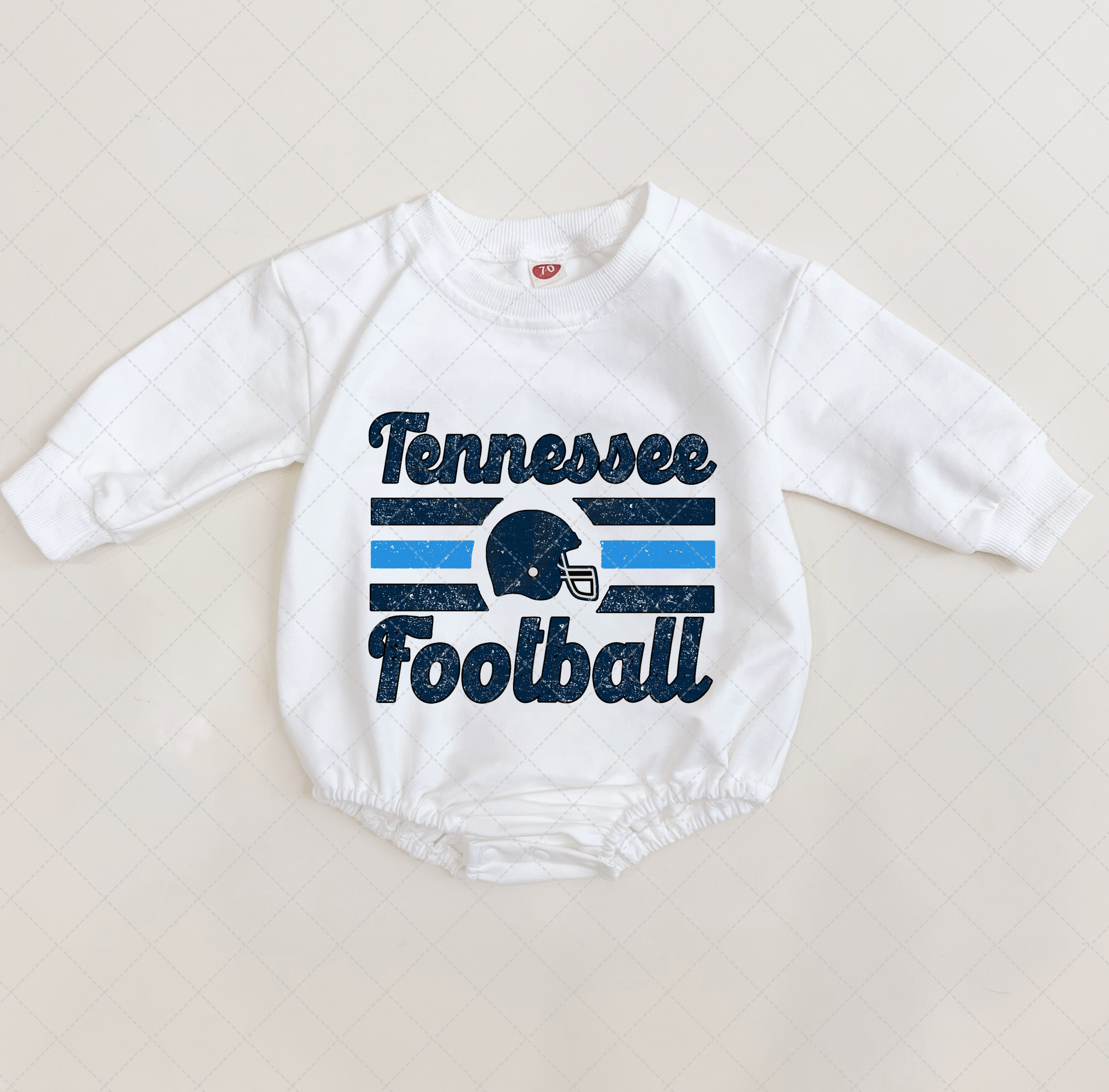 Baby Tennessee Football Romper
