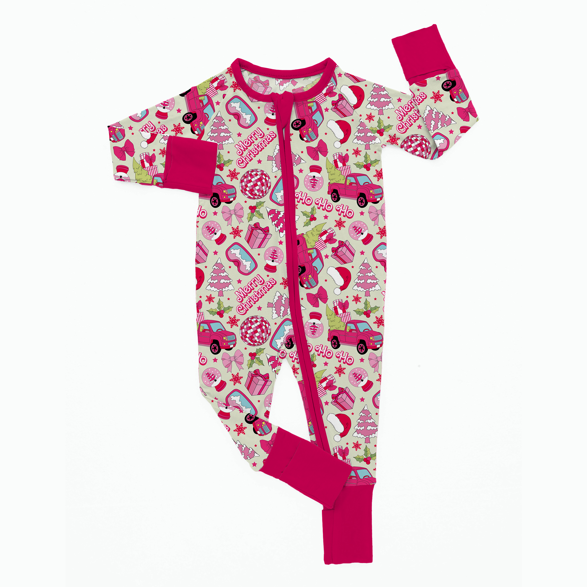 Newborn Merry Christmas Bamboo Sleeper