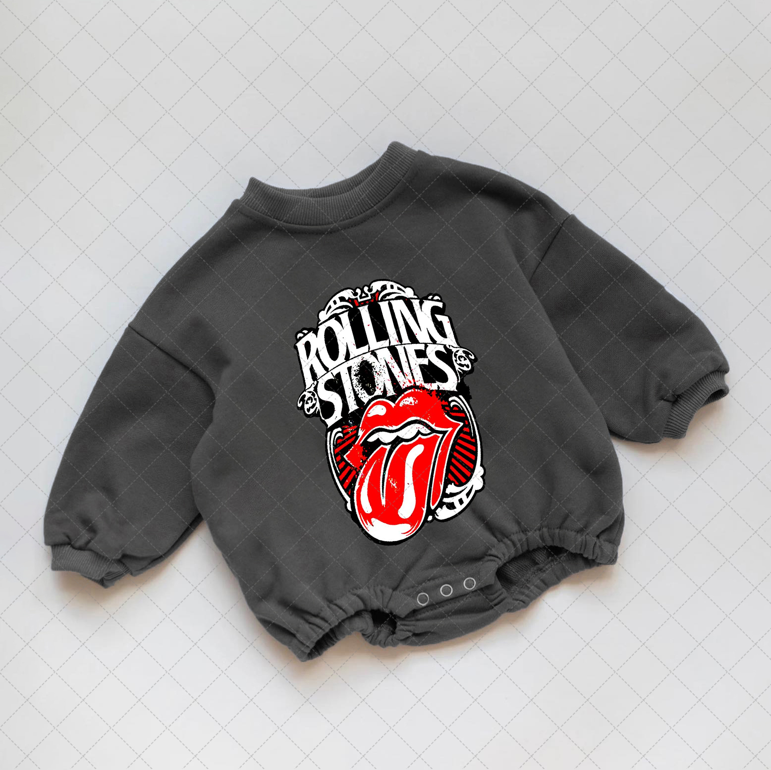 Baby Rolling Stones Romper