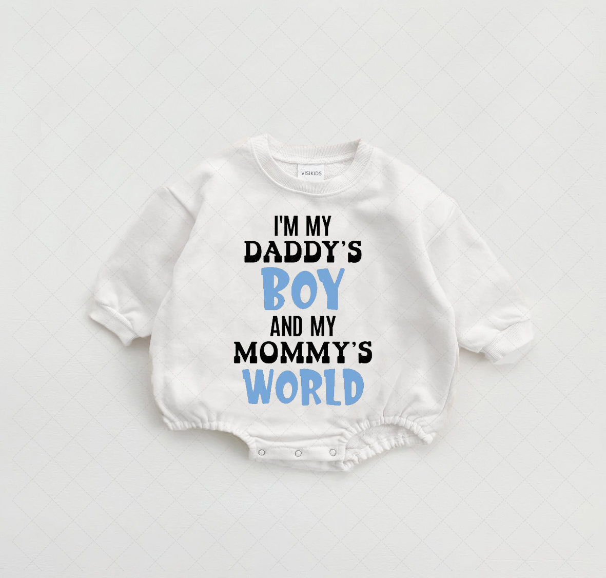 Baby I'm My Daddy's Boy And My Mommy's World Romper