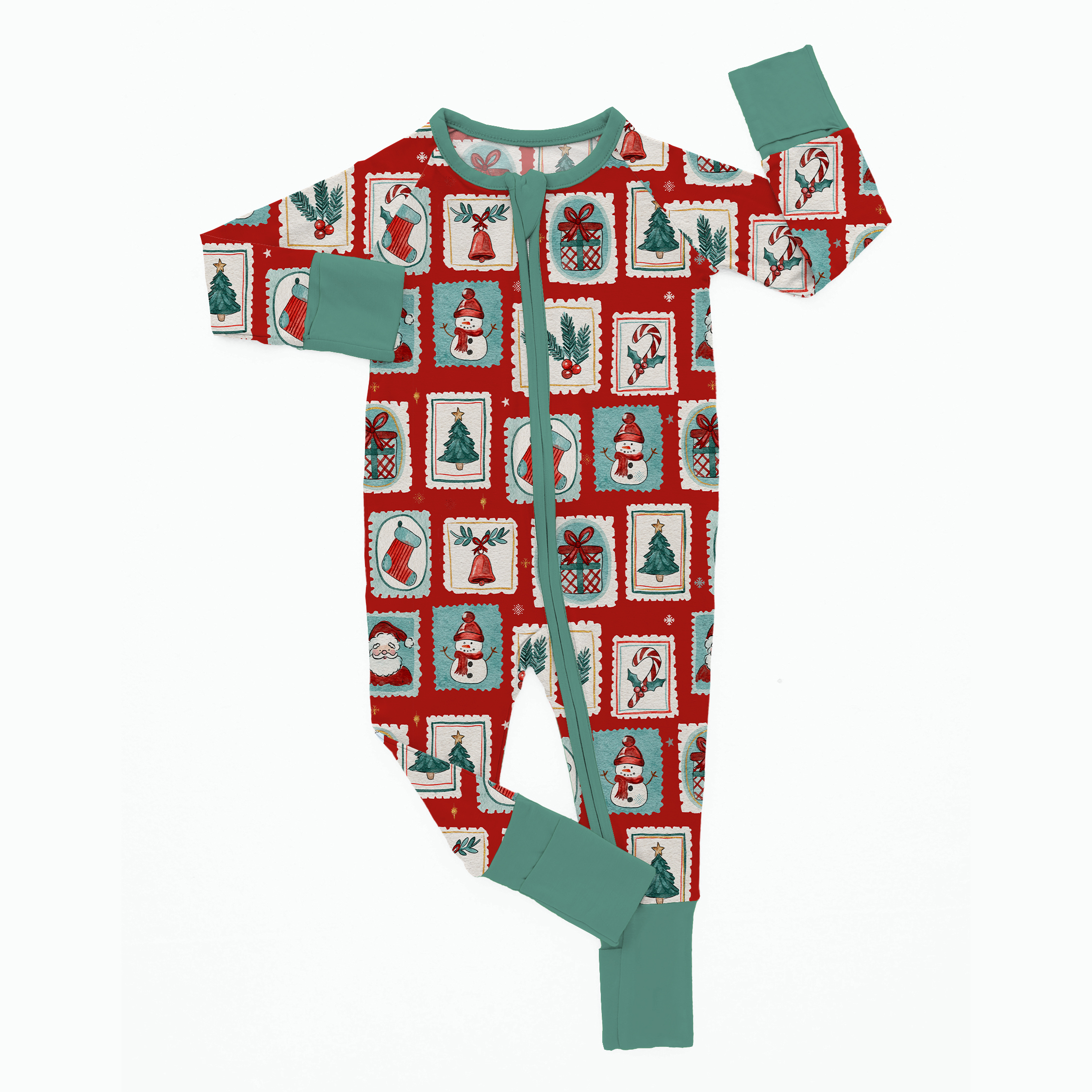 Newborn Christmas Bamboo Sleeper