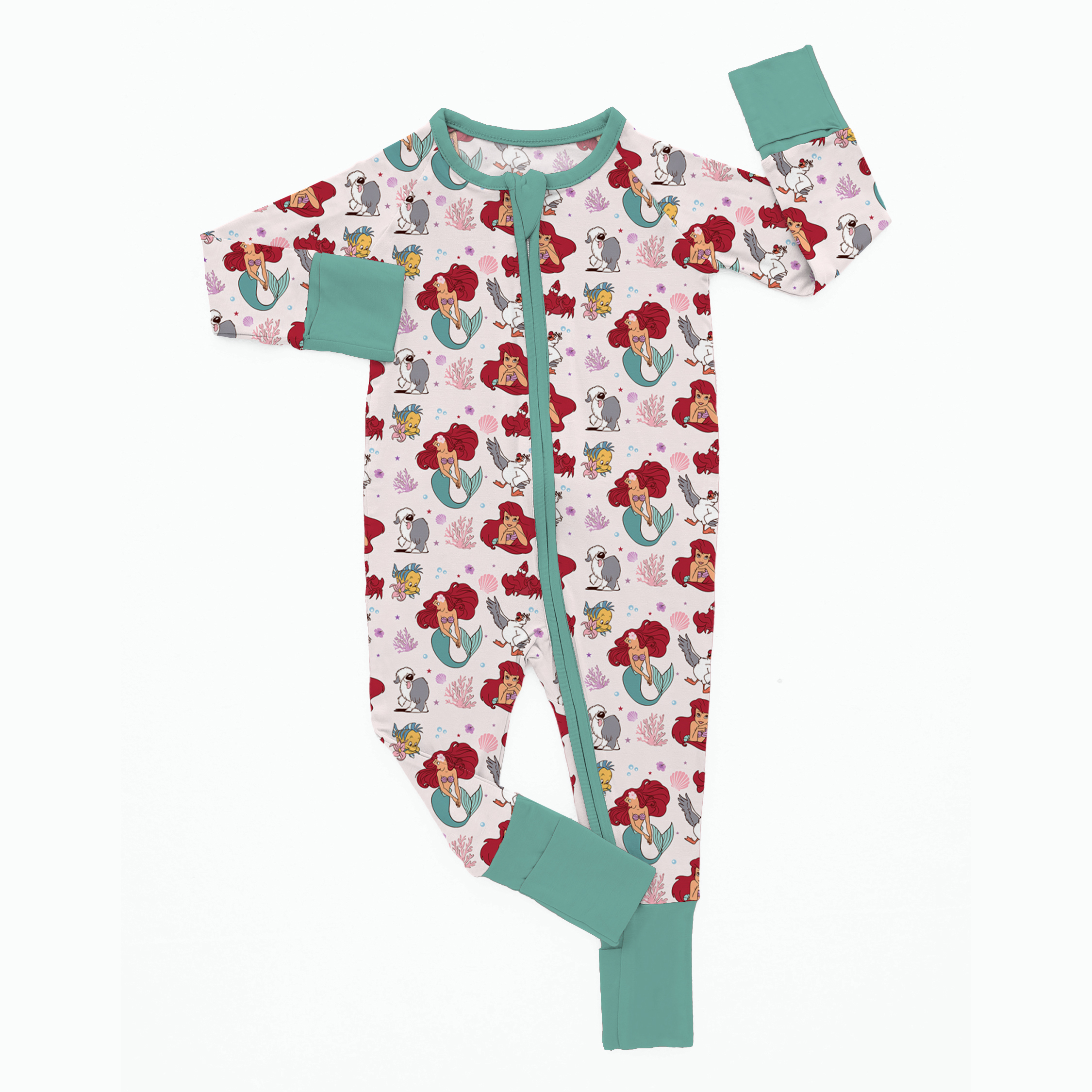 Newborn Mermaid Bamboo Sleeper