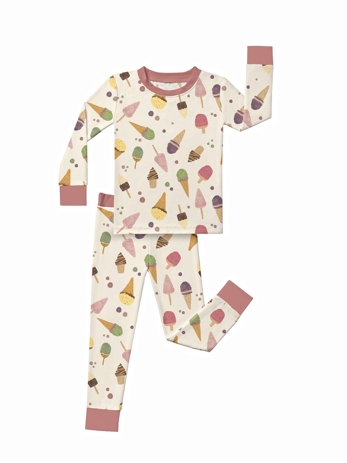 Kid Ice Cream Bamboo Set ( 2-6Y )