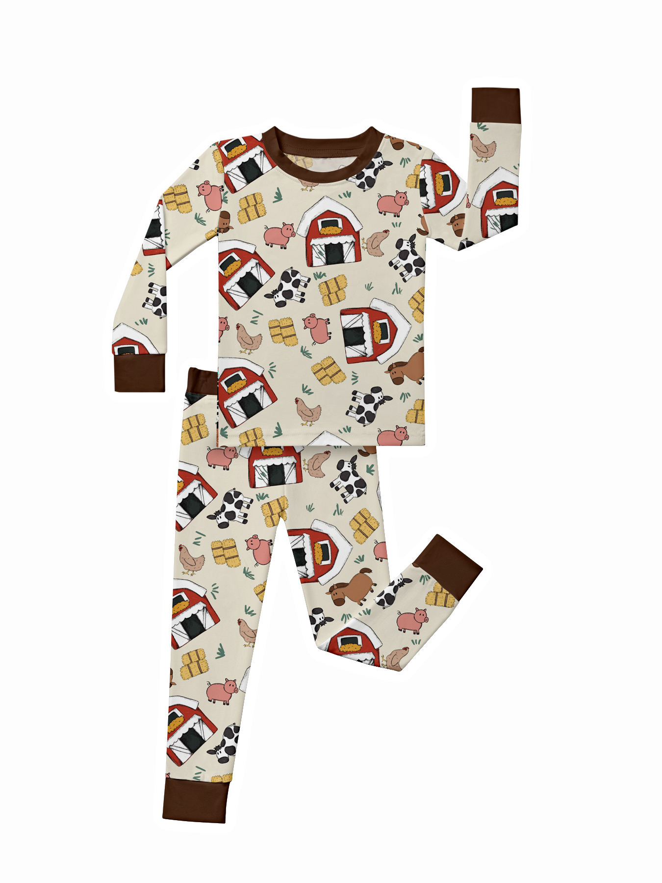 Toddler Farm Bamboo Set