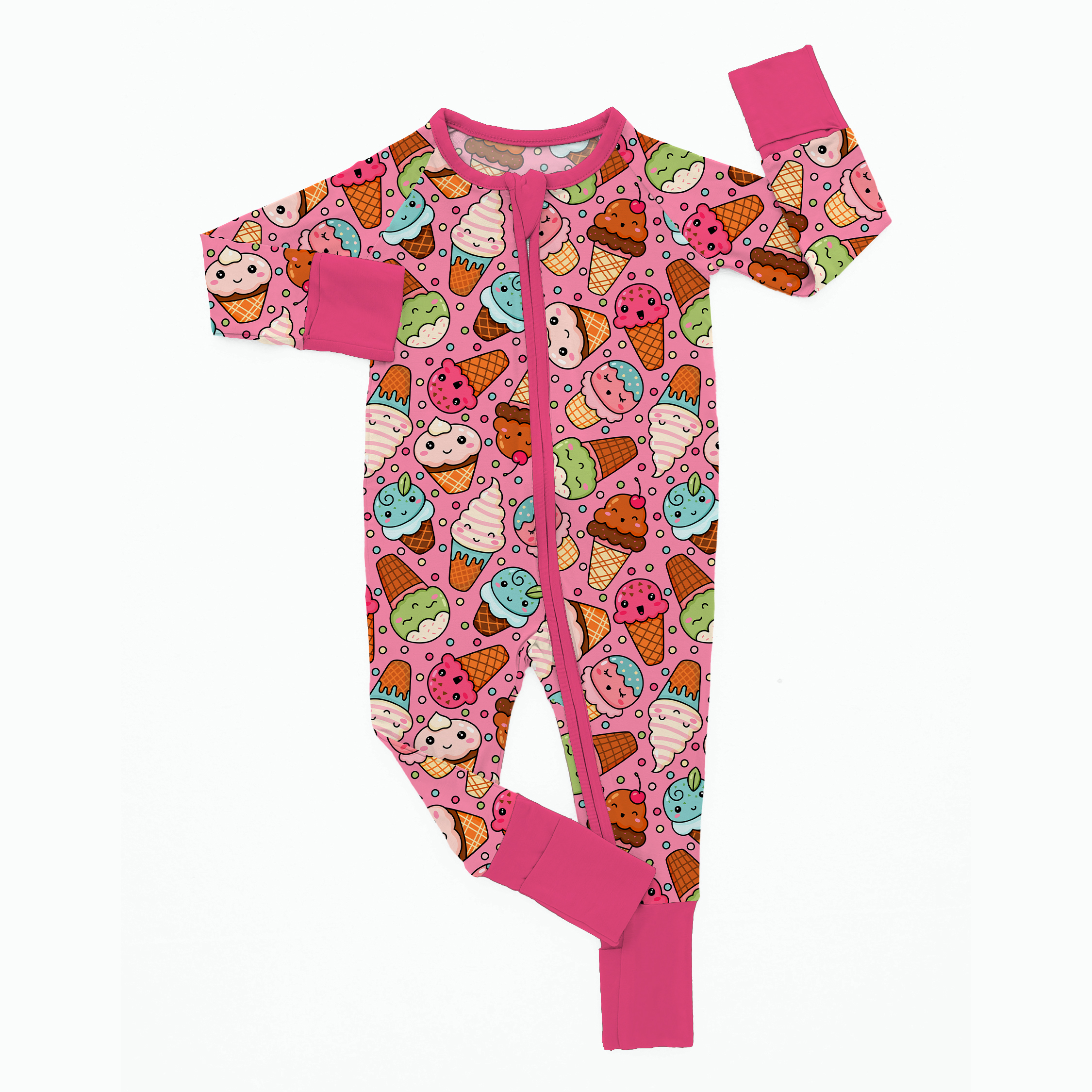 Newborn Ice Cream Bamboo Sleeper
