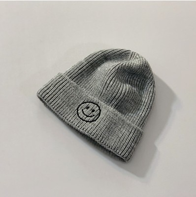 Baby Smiley Embroidery Beanie