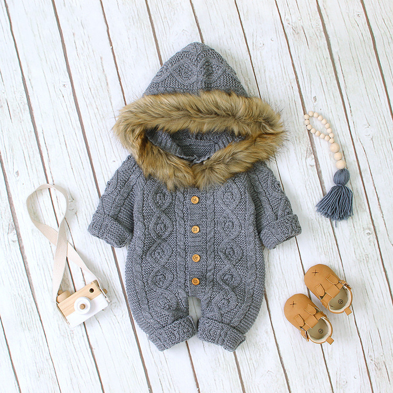 Baby Winter Knit Jumpsuit