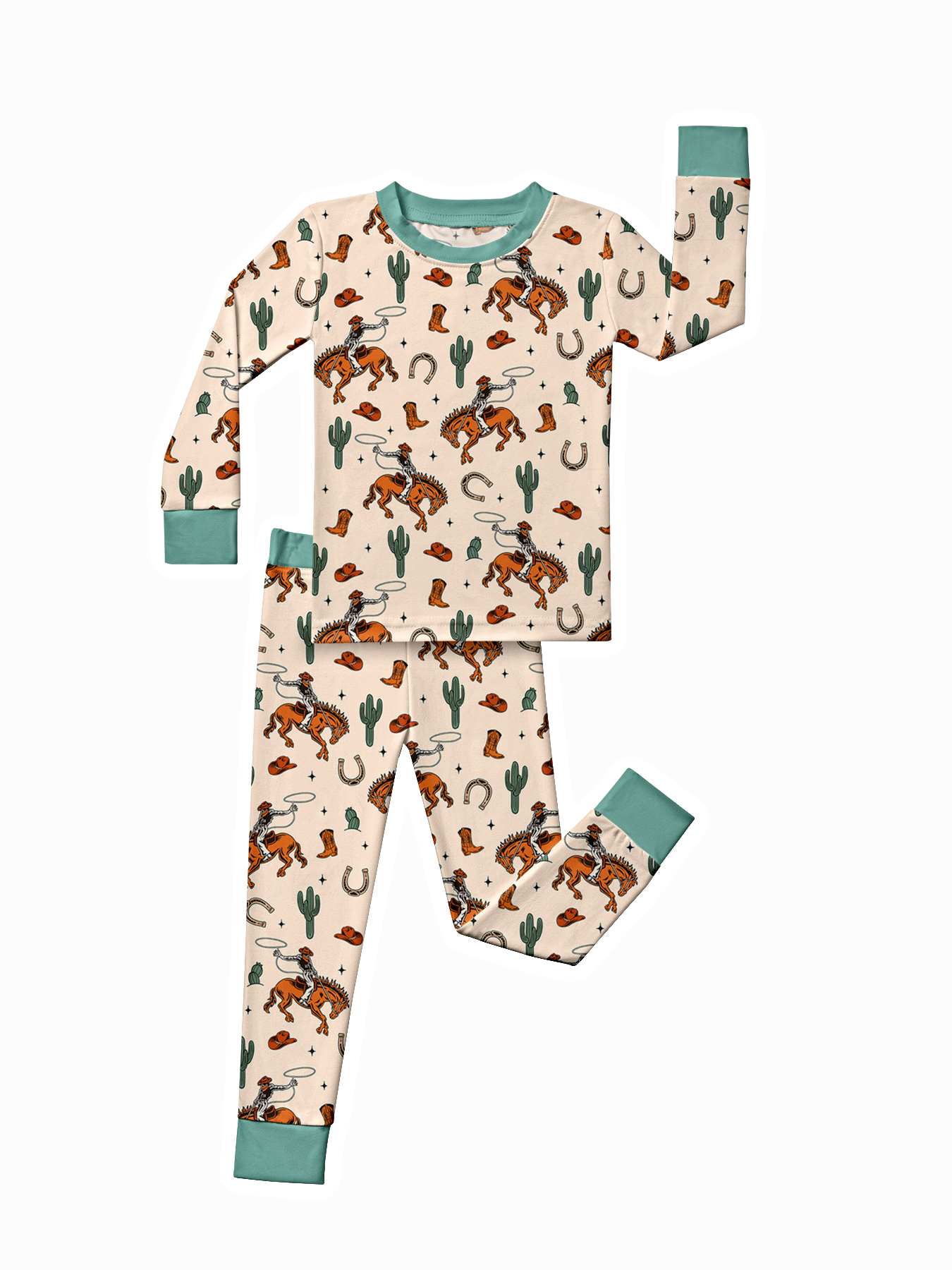 Kid Cowboy Rodeo Bamboo Set ( 2-6Y )