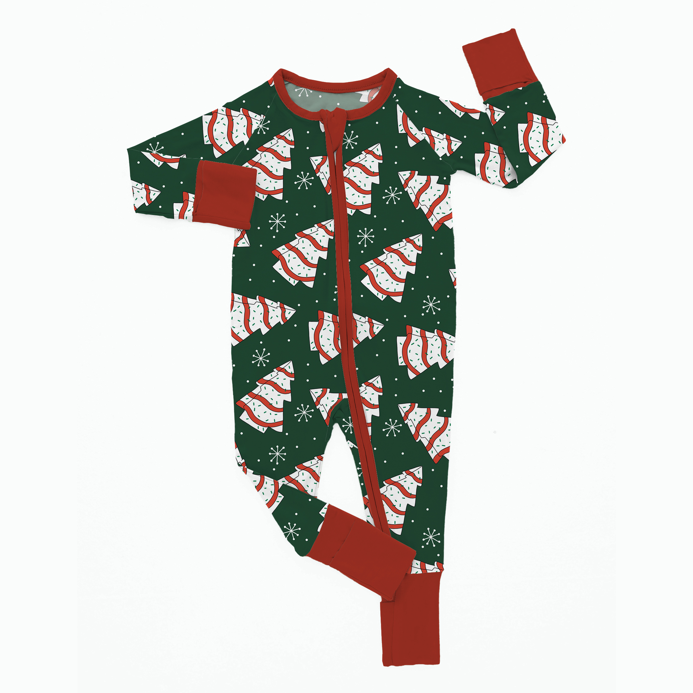 Newborn Christmas Tree Cake Bamboo Sleeper