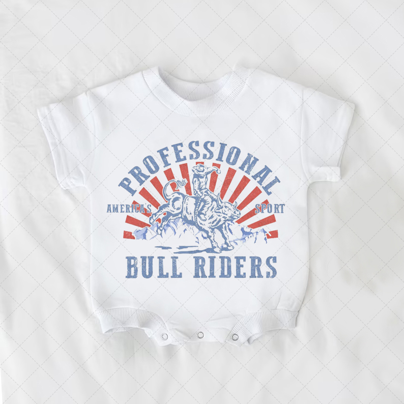 Baby Professional Bull Riders Romper