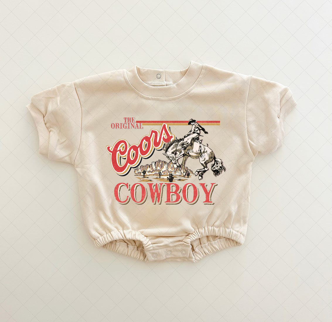 Baby The Original Coors Cowboy Romper