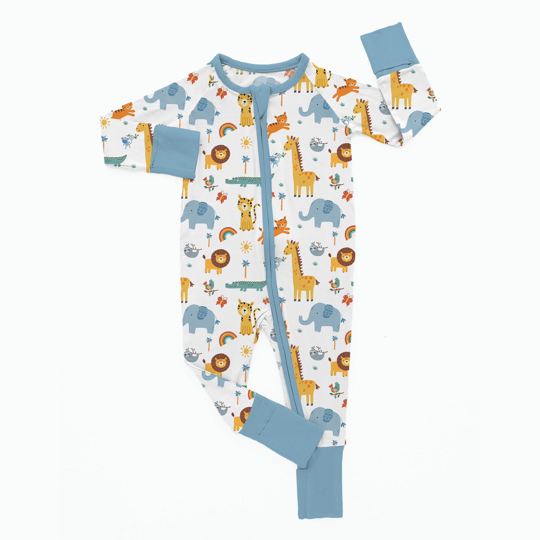Newborn Animal Bamboo Sleeper