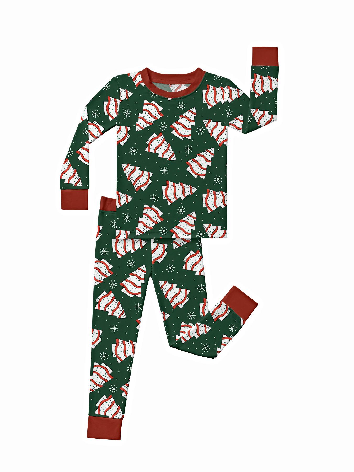 Kid Christmas Tree Cake Bamboo Set ( 2-6Y )
