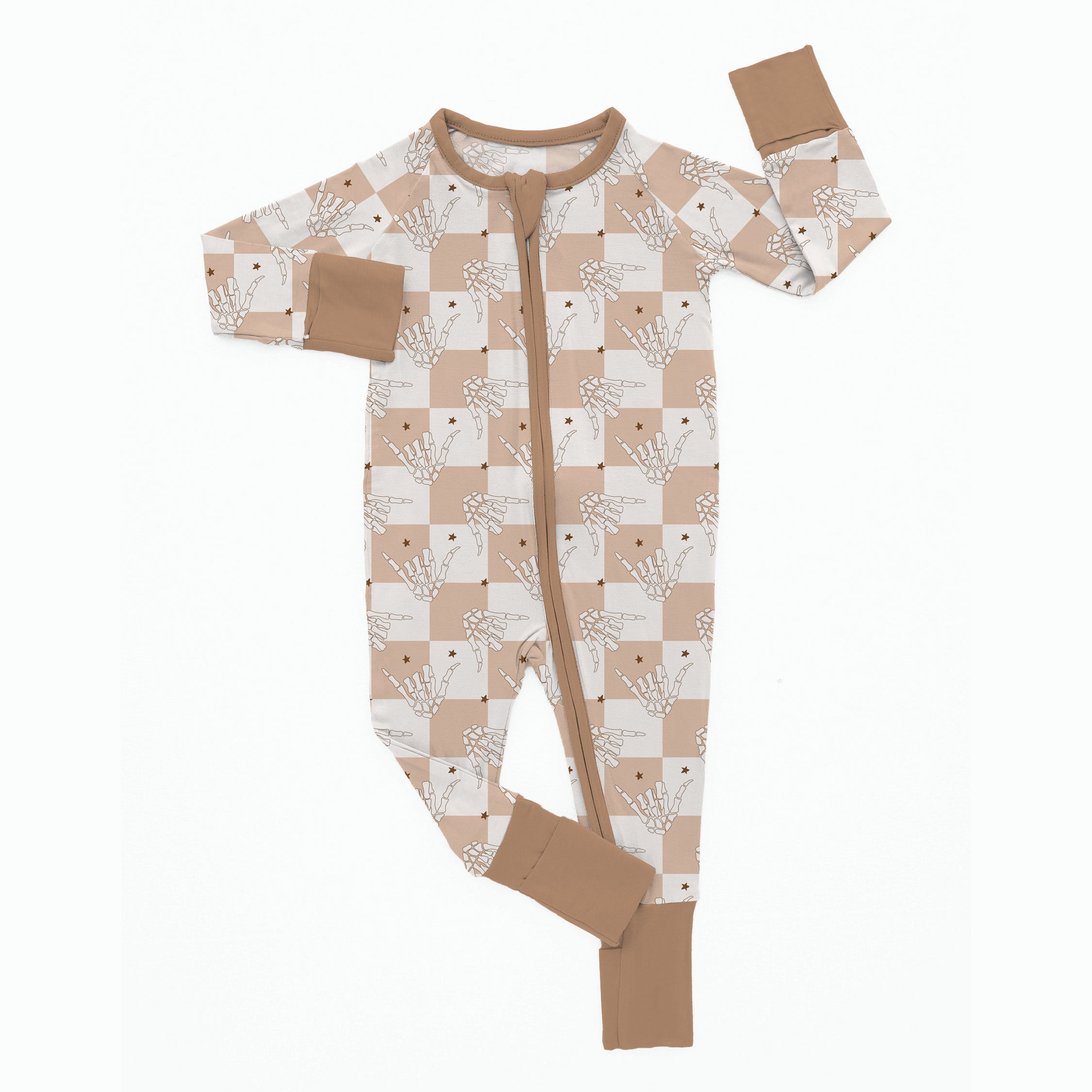 Baby Checkers Bamboo Sleeper Jumpsuit