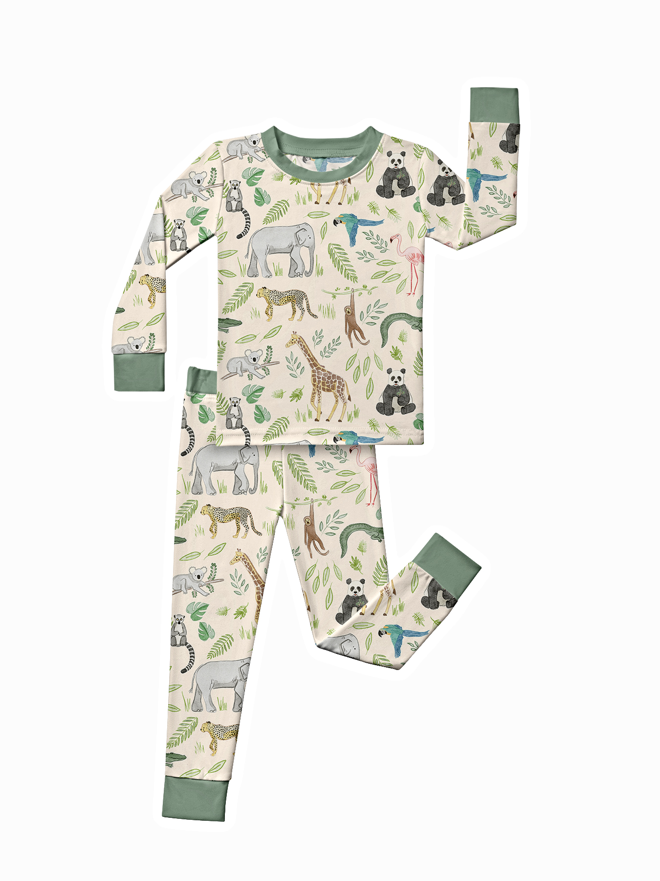 Kid Animal Bamboo Set ( 2-6Y )
