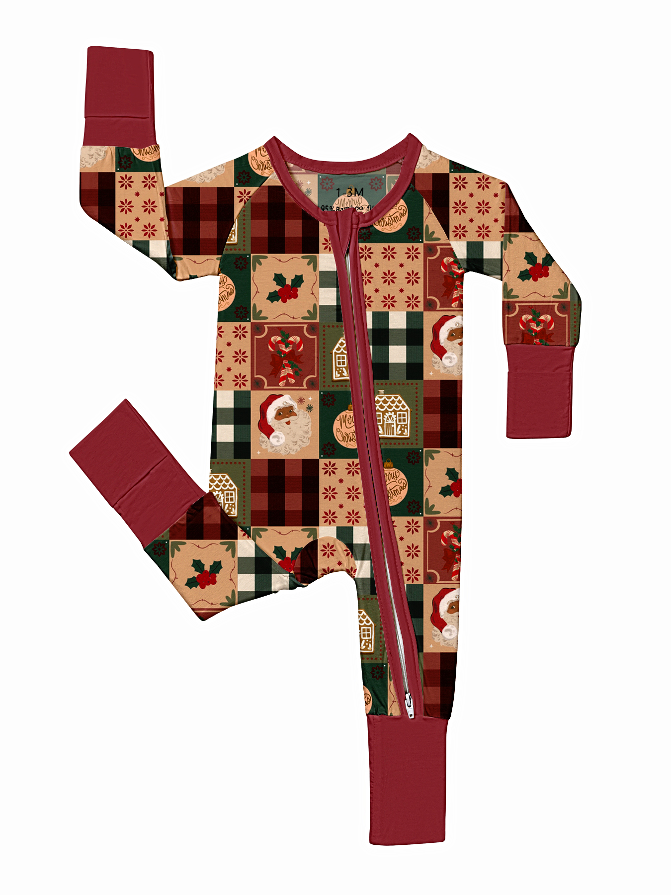 Newborn Christmas Bamboo Sleeper