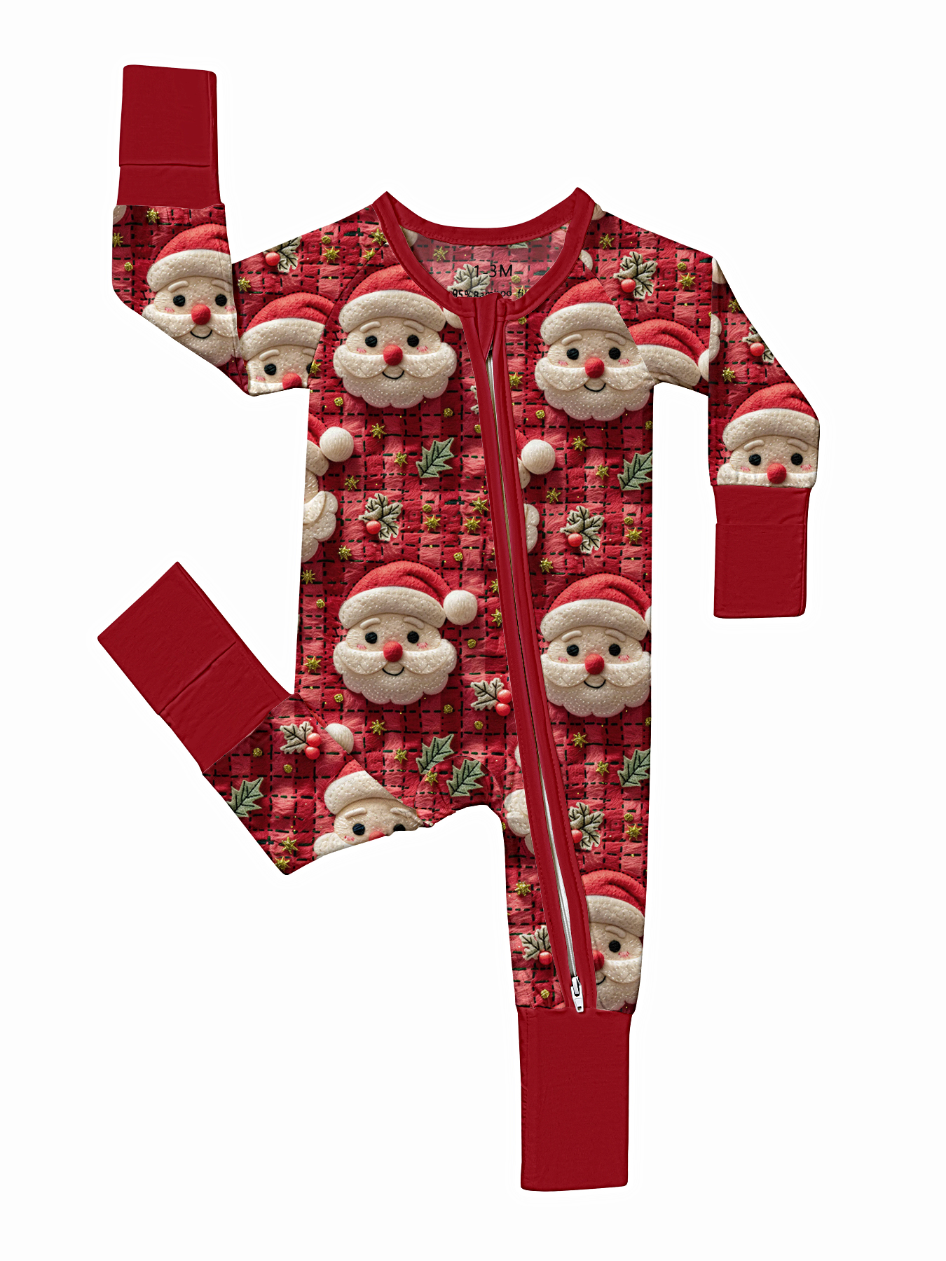 Newborn Christmas Santa Claus Bamboo Sleeper
