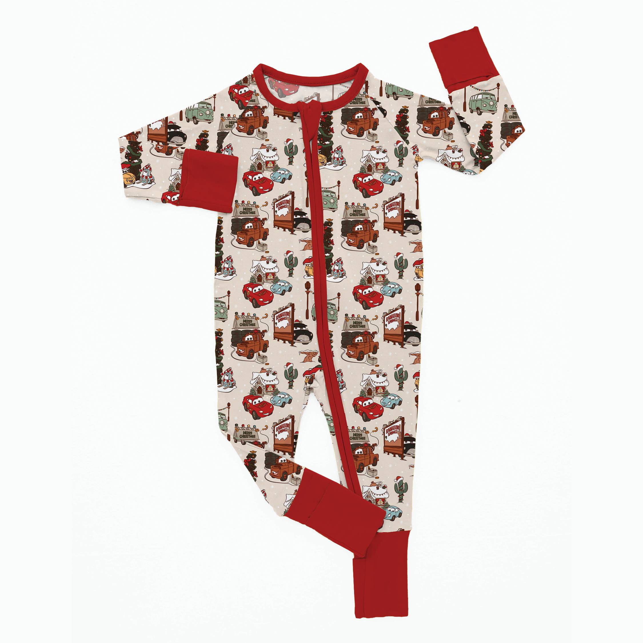 Newborn Cars Christmas Bamboo Sleeper