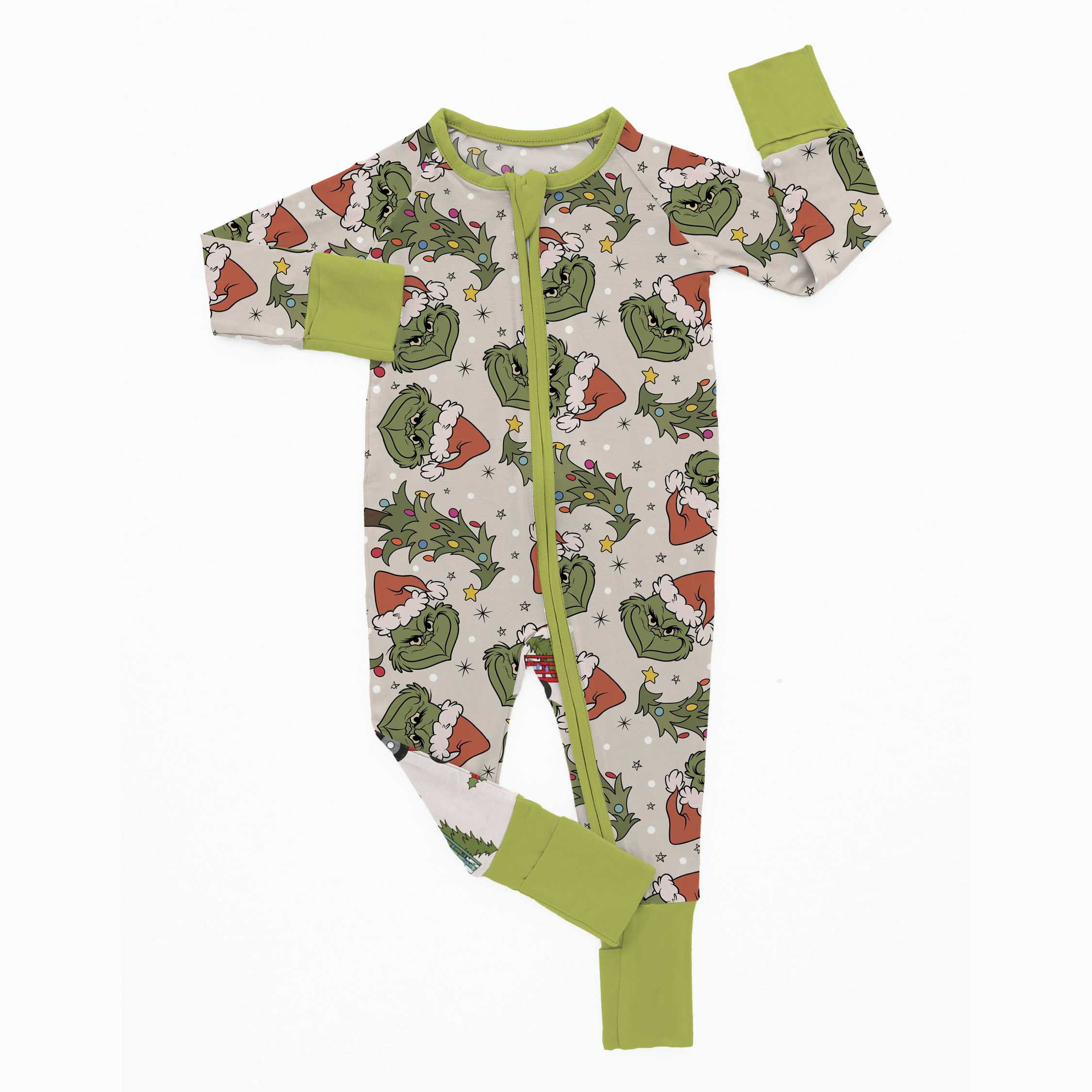 Baby Christmas Bamboo Jumpsuit
