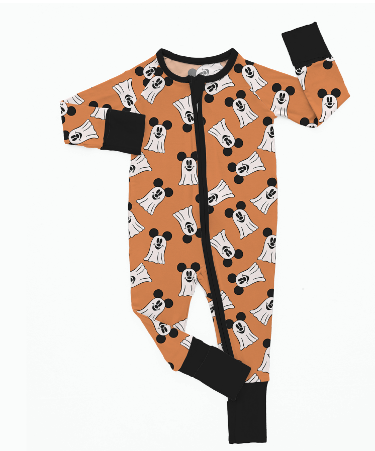 Newborn Halloween Ghost Bamboo Sleeper