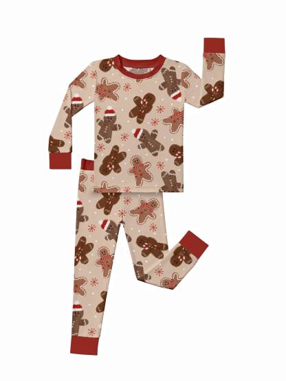 Kid Gingerbread Man Bamboo Set ( 2-6Y )