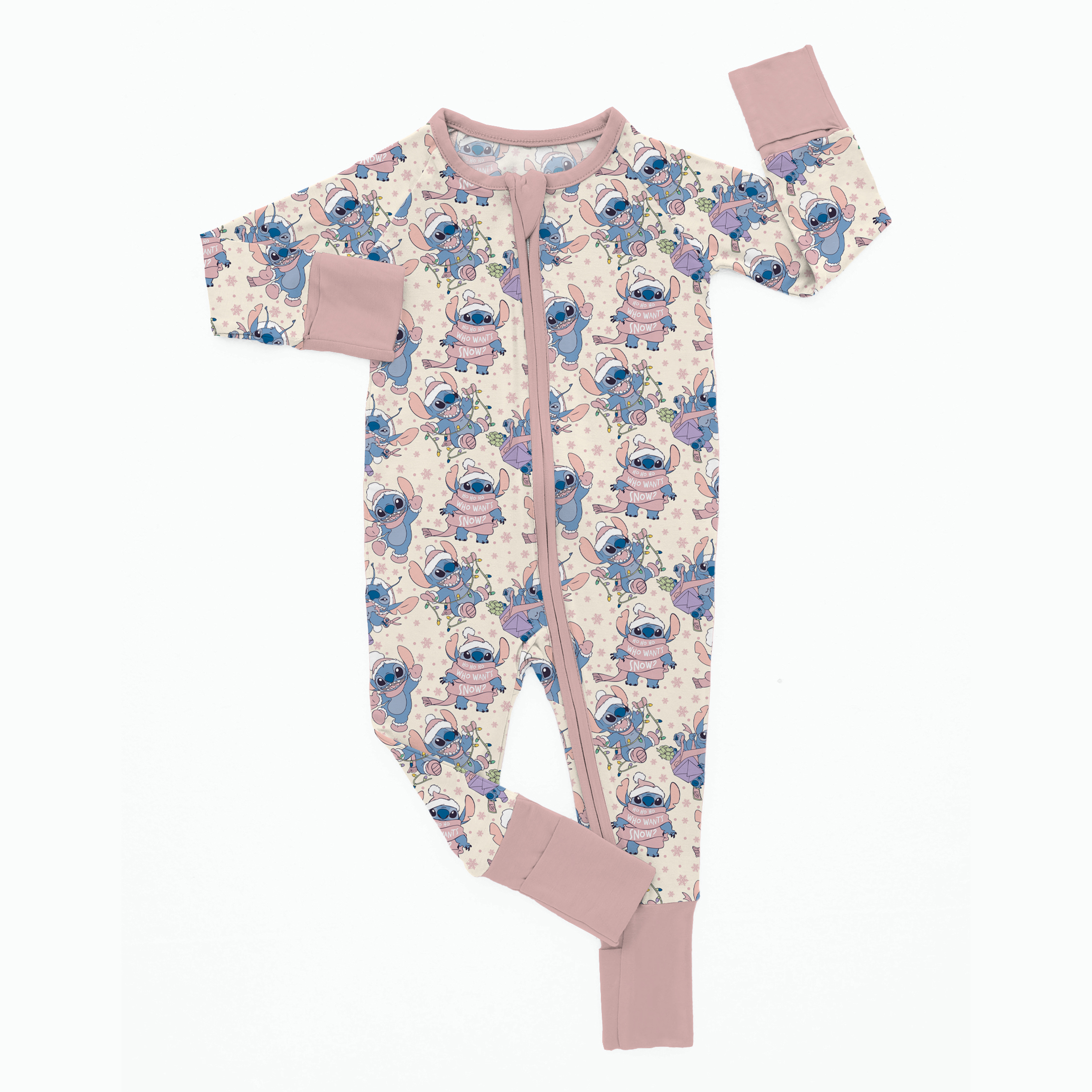 Newborn Stitch Christmas Bamboo Sleeper