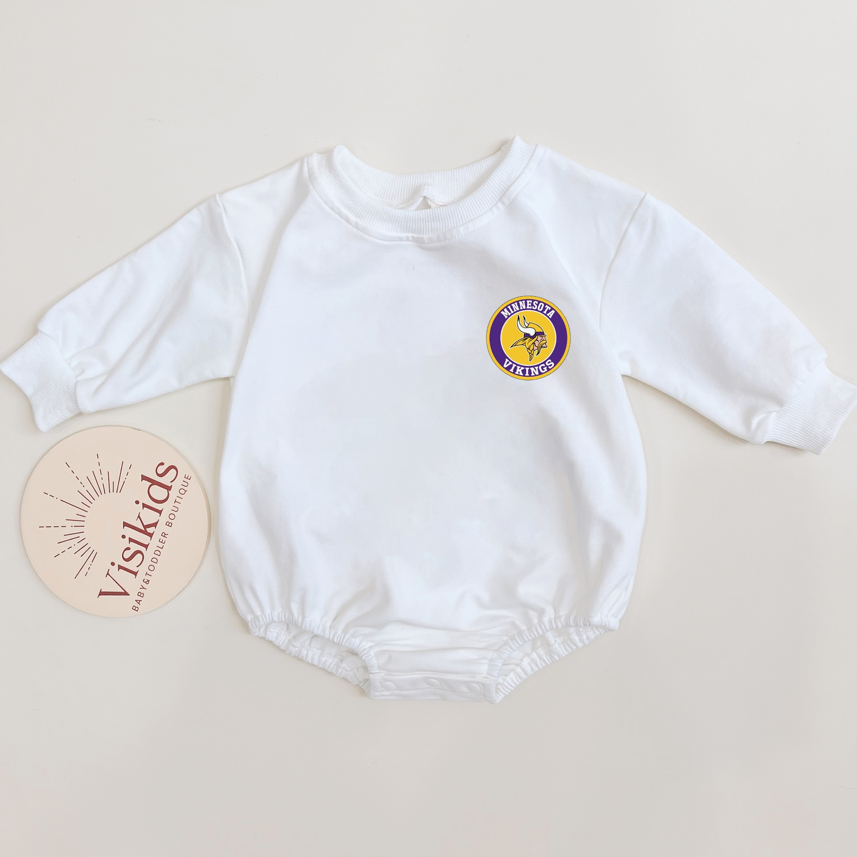 Baby Minnesota Vikings Romper