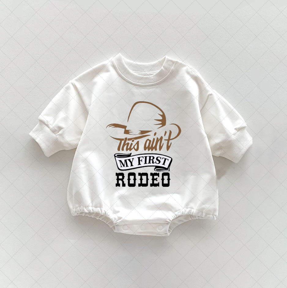 Baby This Ain't My First Rodeo Romper