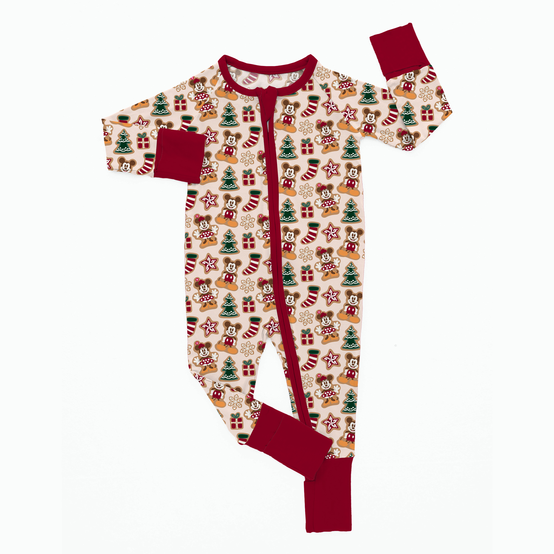 Newborn Mickey Mouse Christmas Bamboo Sleeper